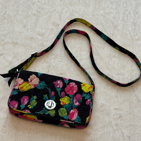 Vera Bradley Handbags - Vera Bradley Floral Crossbody Bag